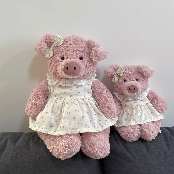 Bartholomew bear cute custom clothes outfits - yellow floral dress (Medium) - Picture 1 of 2